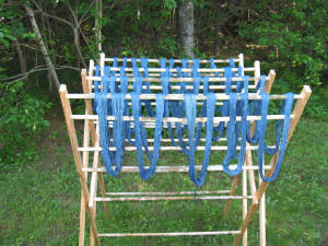 blue dye