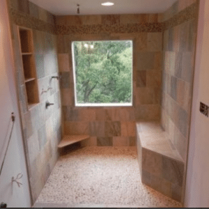curbless shower